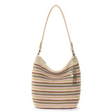 The Sak Sequoia Hobo - Hand Crochet - Pink Multi Stripe