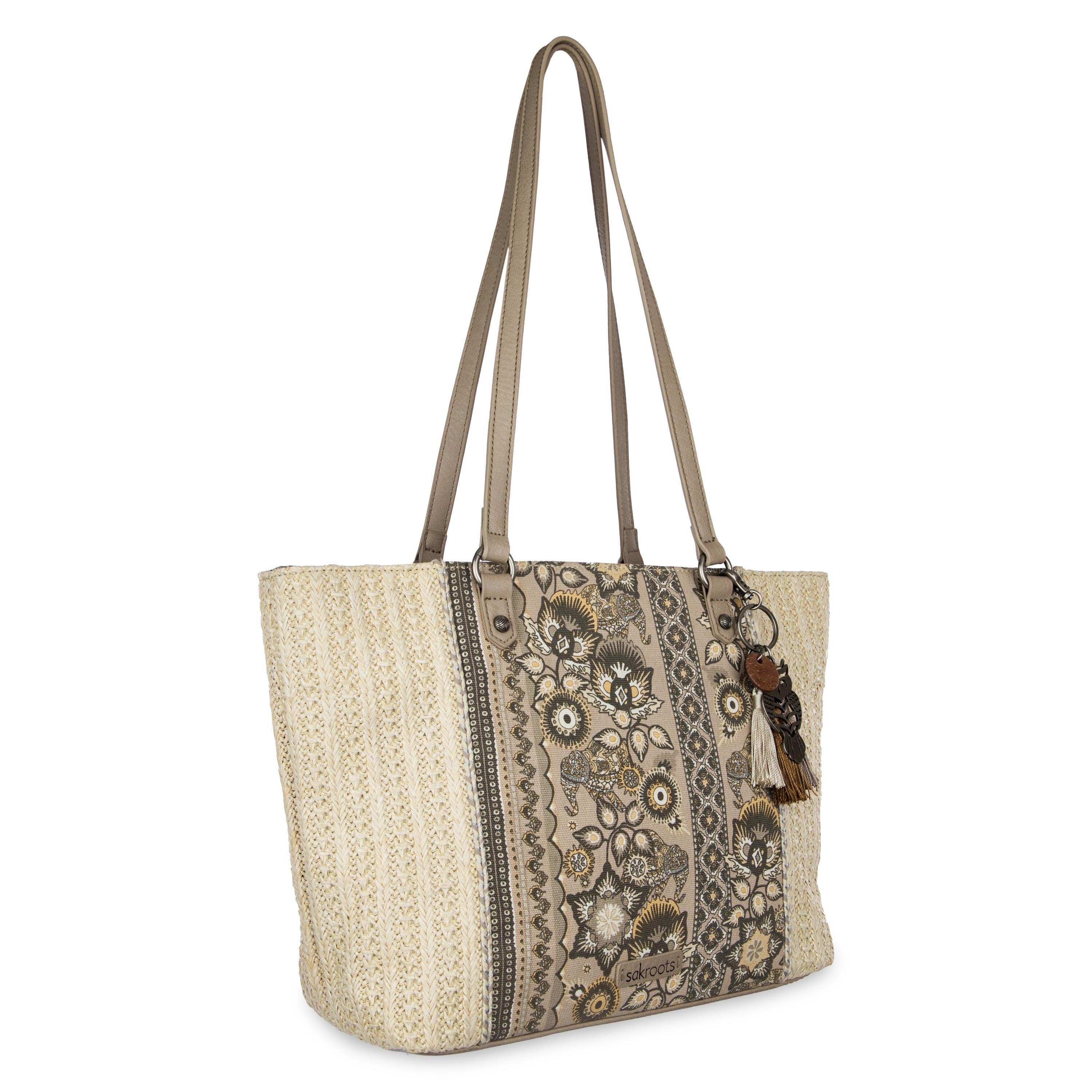 Sakroots Metro Tote - Straw - Sand Tapestry