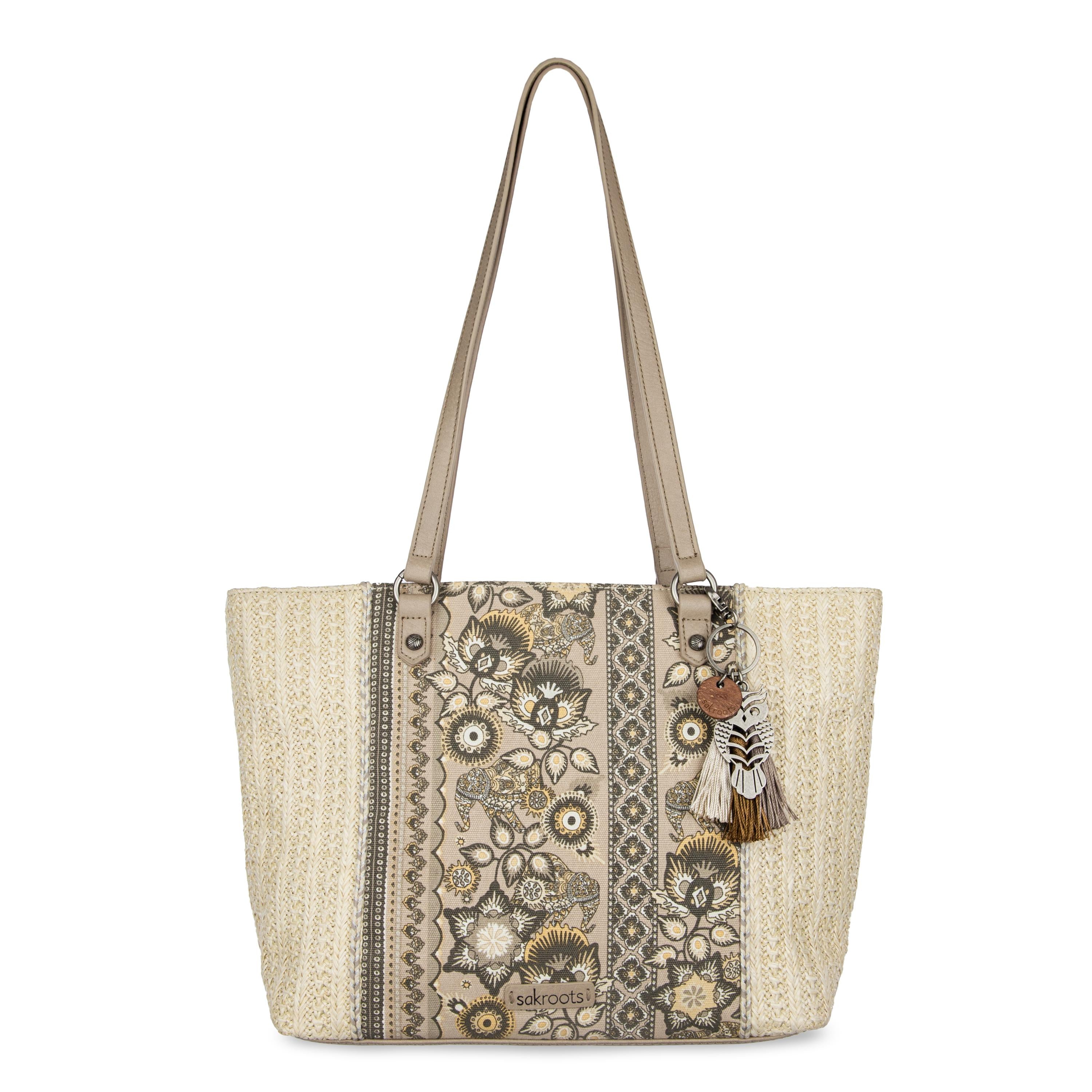 Sakroots Metro Tote - Straw - Sand Tapestry