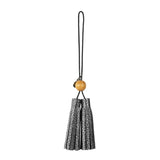 The Sak Dangles - Leather - Dark Silver