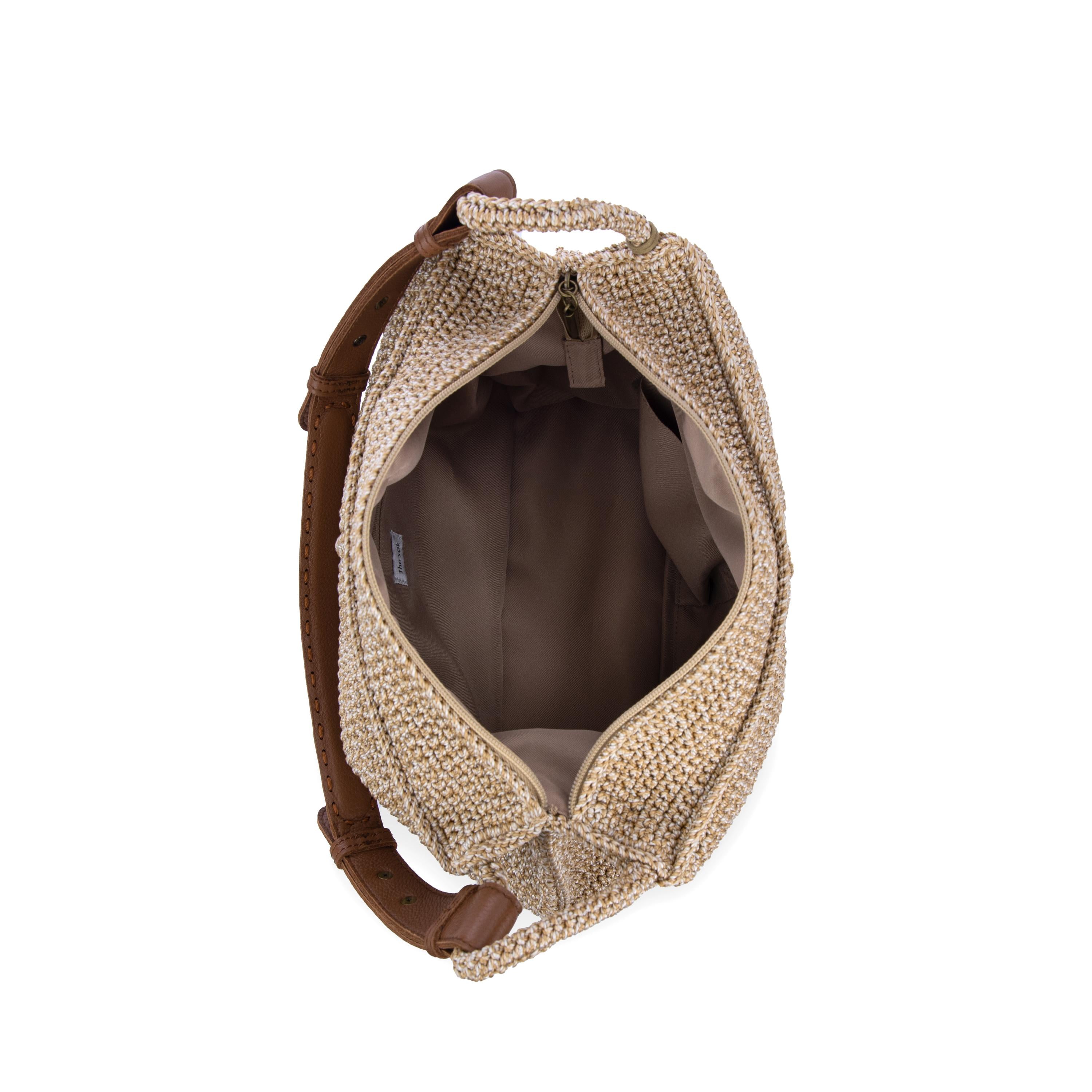 The Sak Los Feliz Hobo - Hand Crochet - Bamboo Static