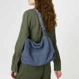 The Sak Los Feliz Hobo - Hand Crochet - Maritime