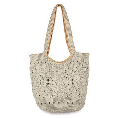 The Sak 120 Hobo - Hand Crochet - Natural Medallion