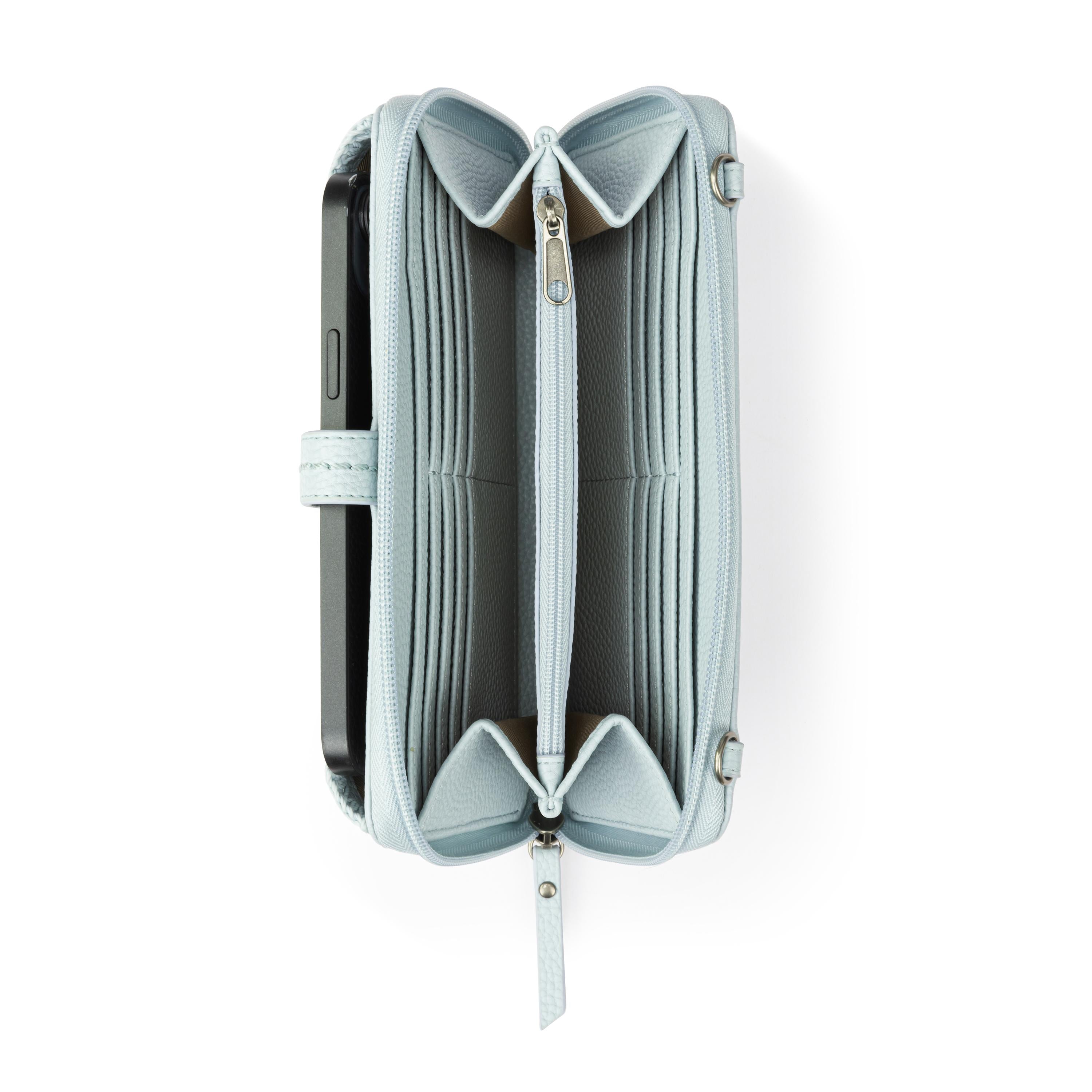 The Sak Iris Smartphone Wallet - Leather - Ice Blue