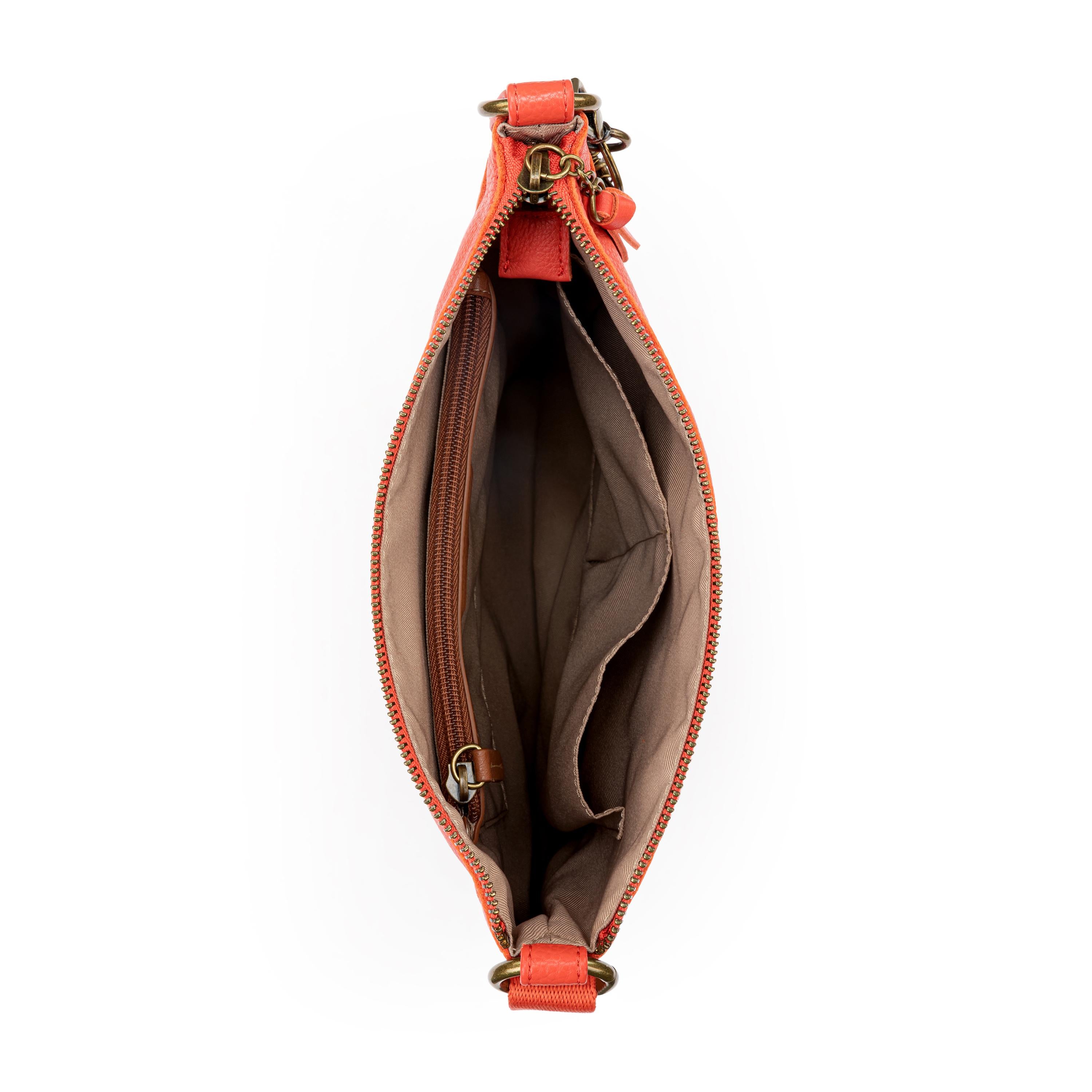 The Sak Lucia Crossbody - Leather - Cayenne Stitch