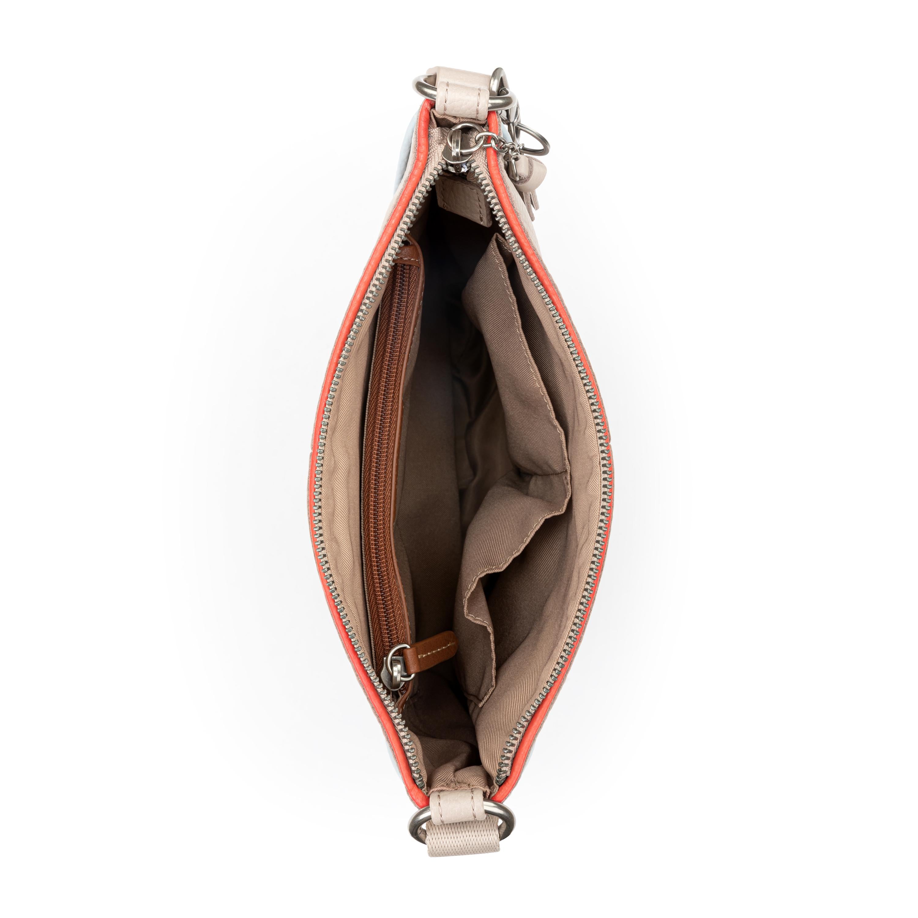 The Sak Lucia Crossbody - Leather - Sand Horizon Block
