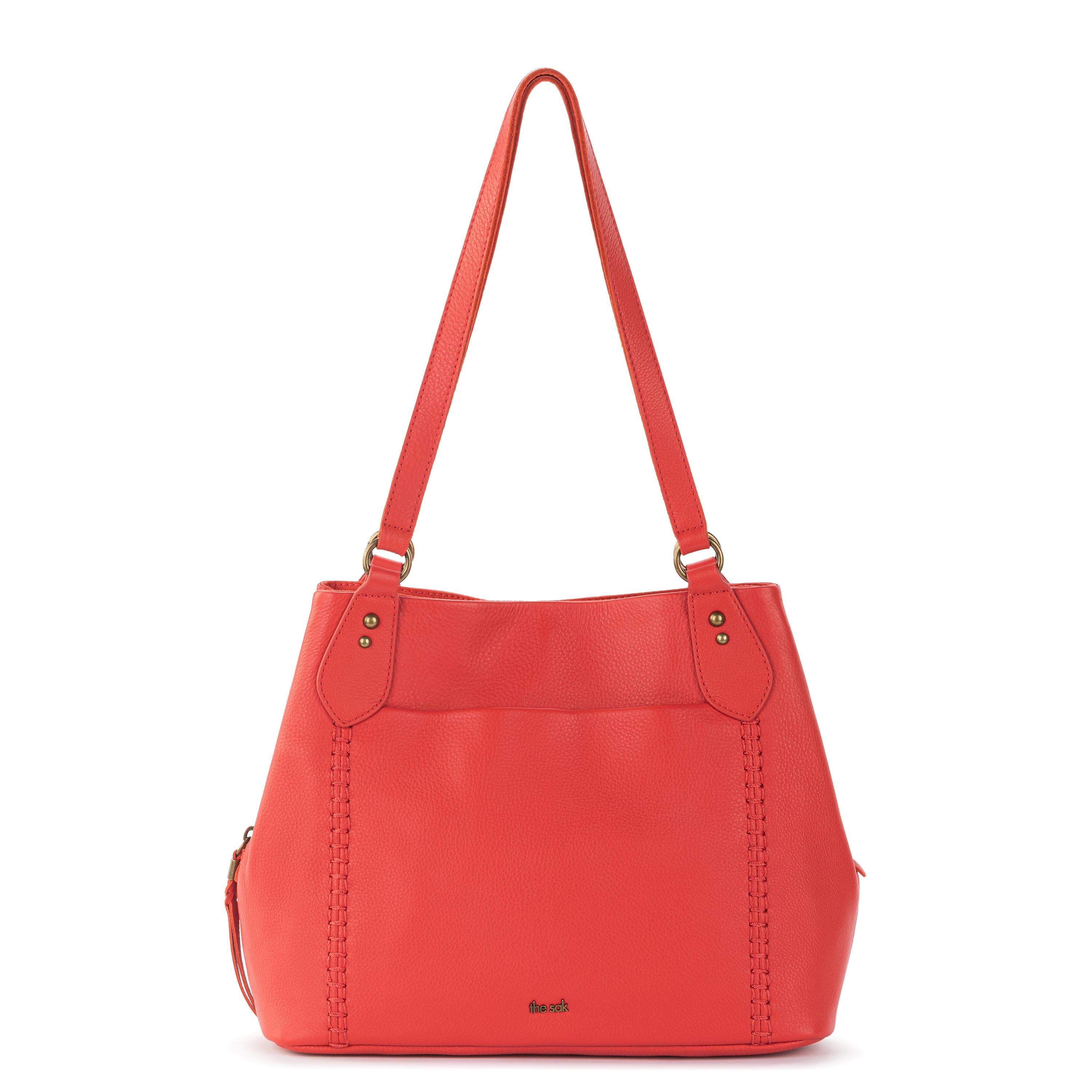 The Sak Melrose Satchel - Leather - Cayenne