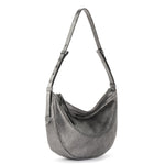 The Sak Tess Shoulder Bag - Leather - Dark Silver