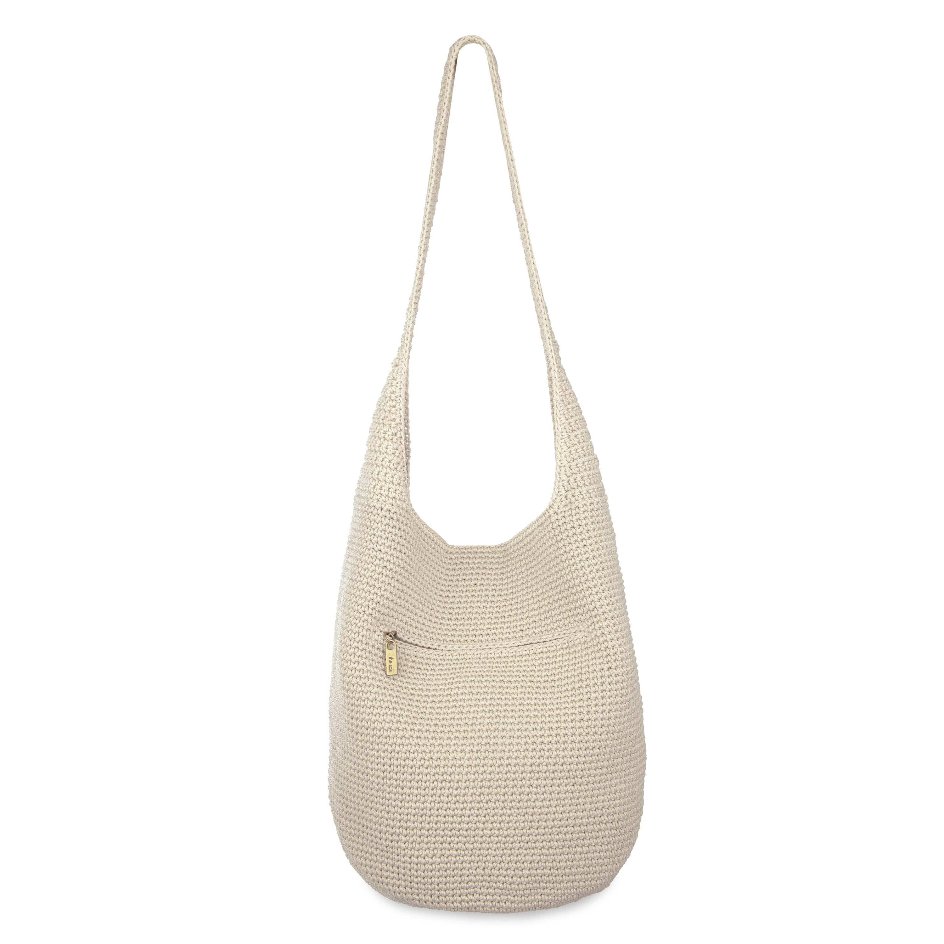 The Sak 120 Hobo - Hand Crochet - Ecru Loop