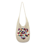 The Sak 120 Hobo - Hand Crochet - Ecru Loop