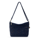 The Sak Lumi Crossbody - Hand Crochet - Denim Medallion