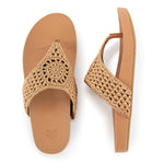 The Sak Everly Sandal - Hand Crochet - Bamboo Medallion