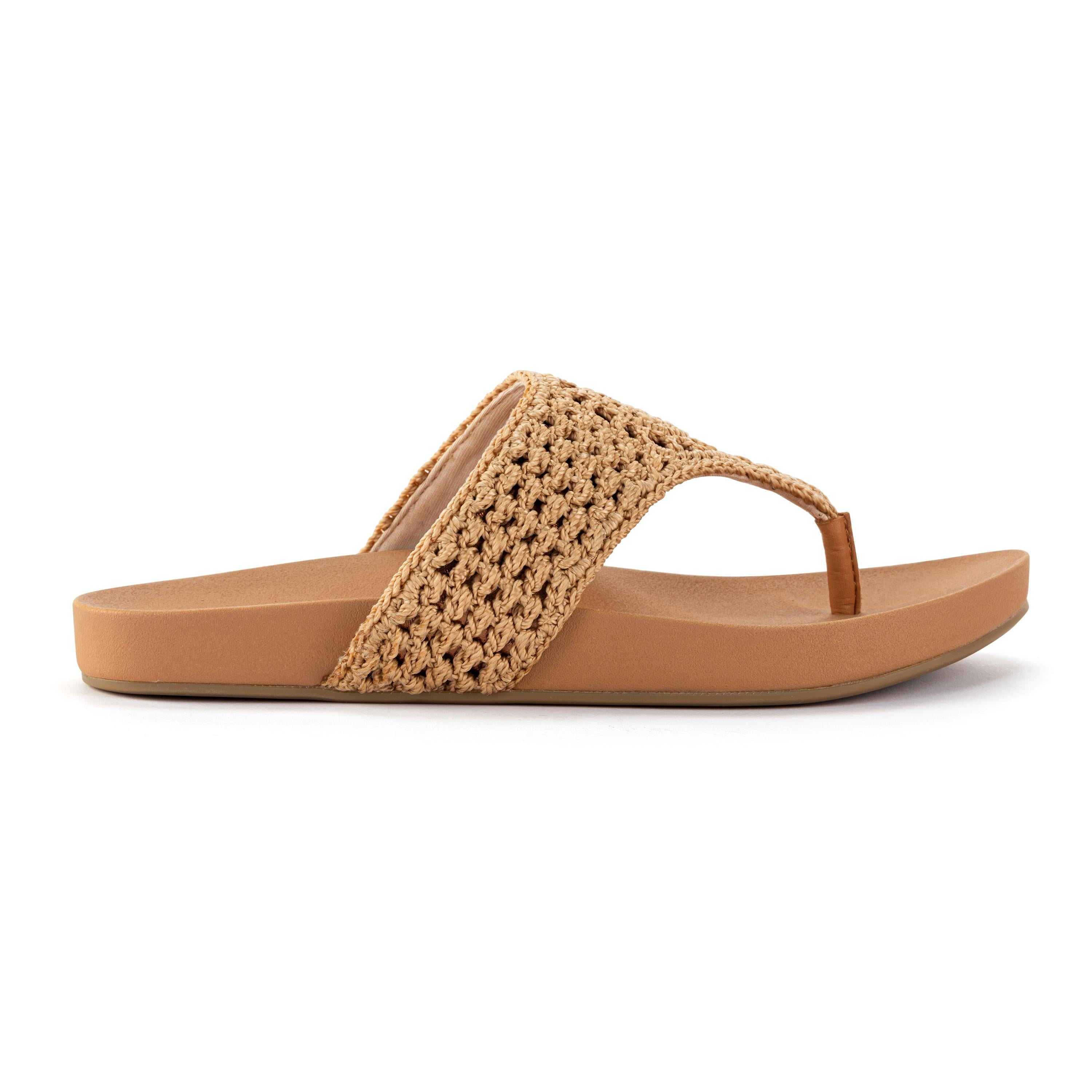 The Sak Everly Sandal - Hand Crochet - Bamboo Medallion