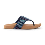 The Sak Everly Sandal - Hand Crochet - Lapis Stripe