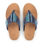 The Sak Everly Sandal - Hand Crochet - Lapis Stripe
