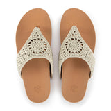 The Sak Everly Sandal - Hand Crochet - Natural Medallion