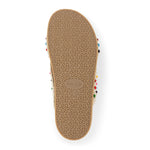 The Sak Penelope Sandal - Hand Crochet - Ecru Multi Beads