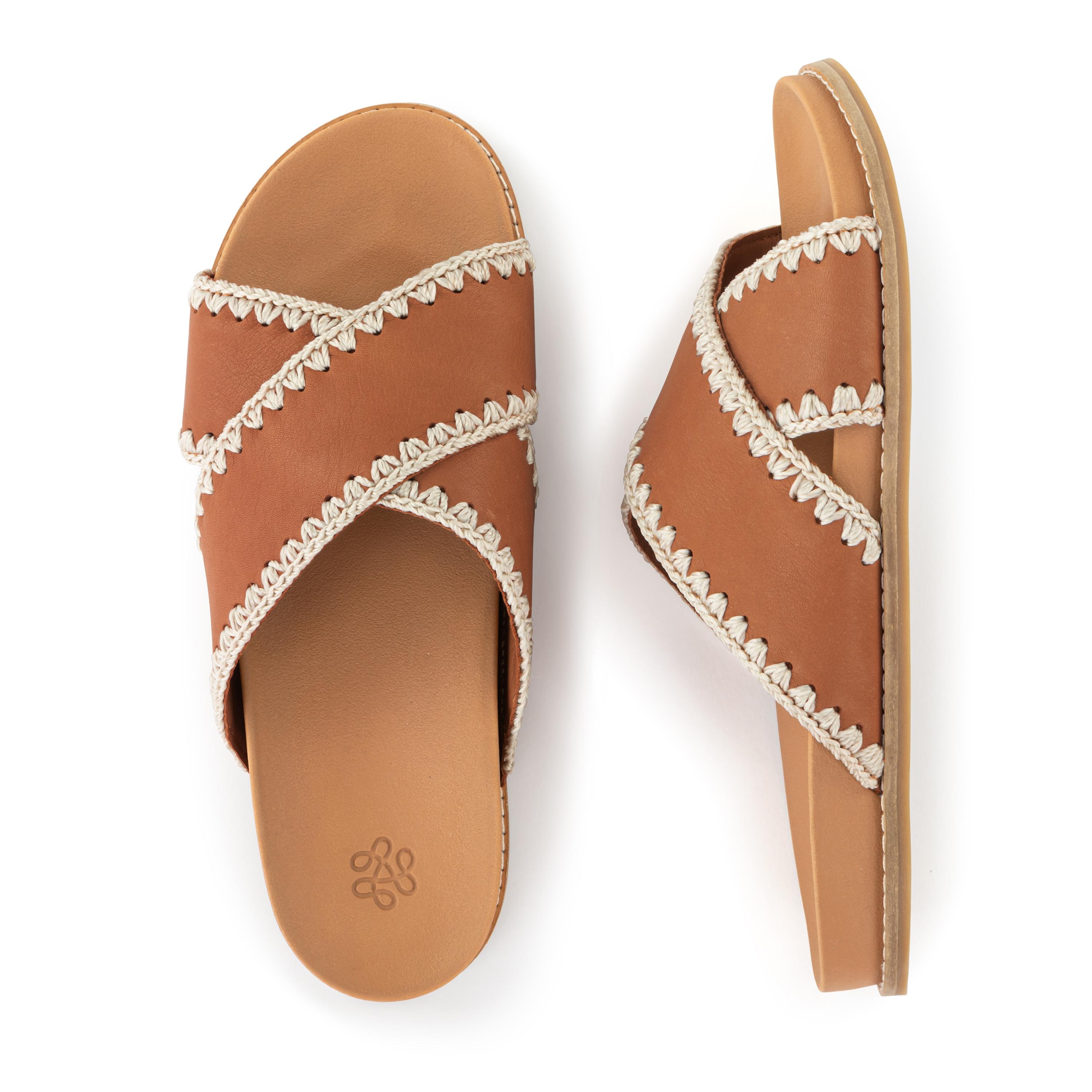 The Sak Penelope Sandal - Leather - Tobacco