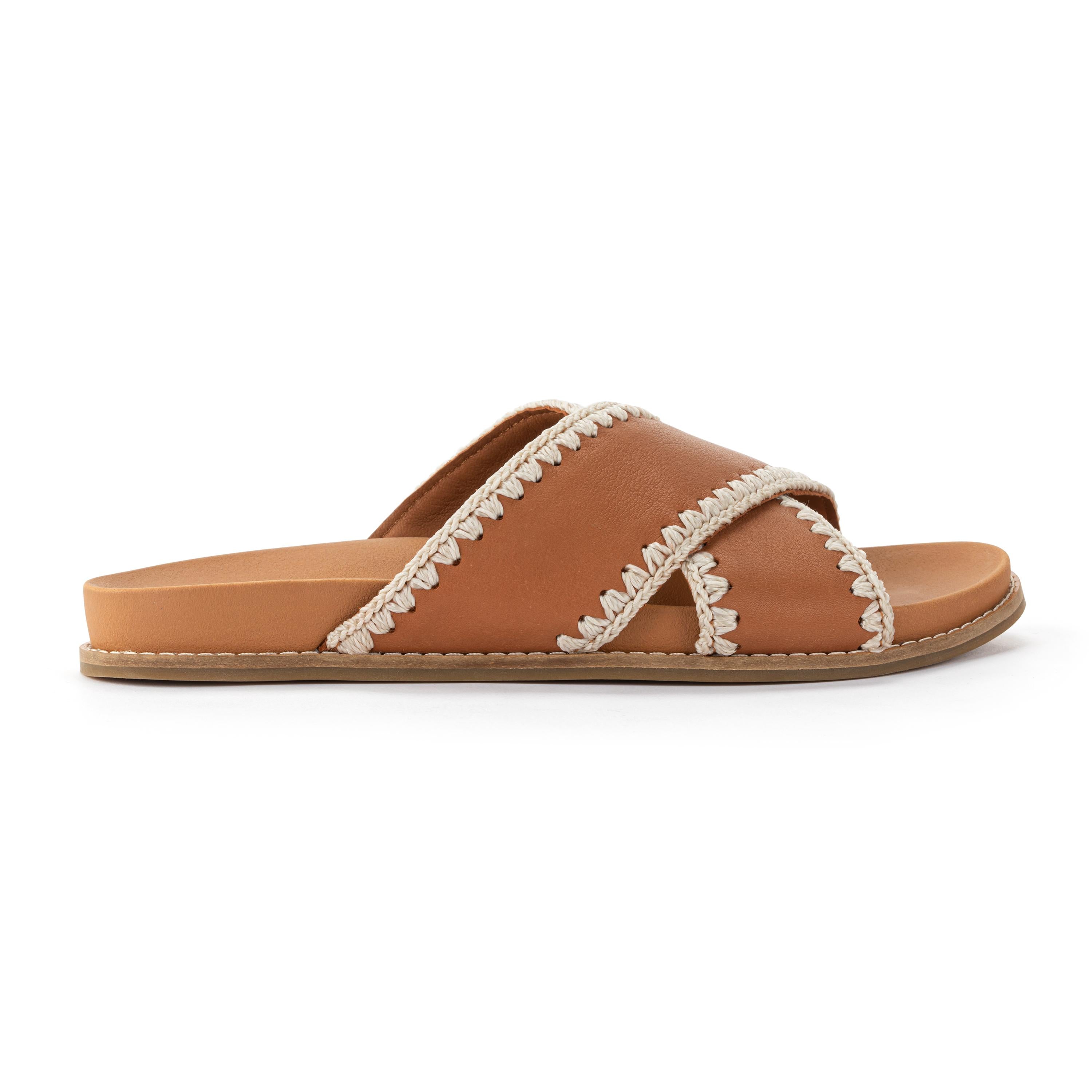 The Sak Penelope Sandal - Leather - Tobacco