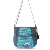 Sakroots Foldover Crossbody - Canvas - Reef Water Nation