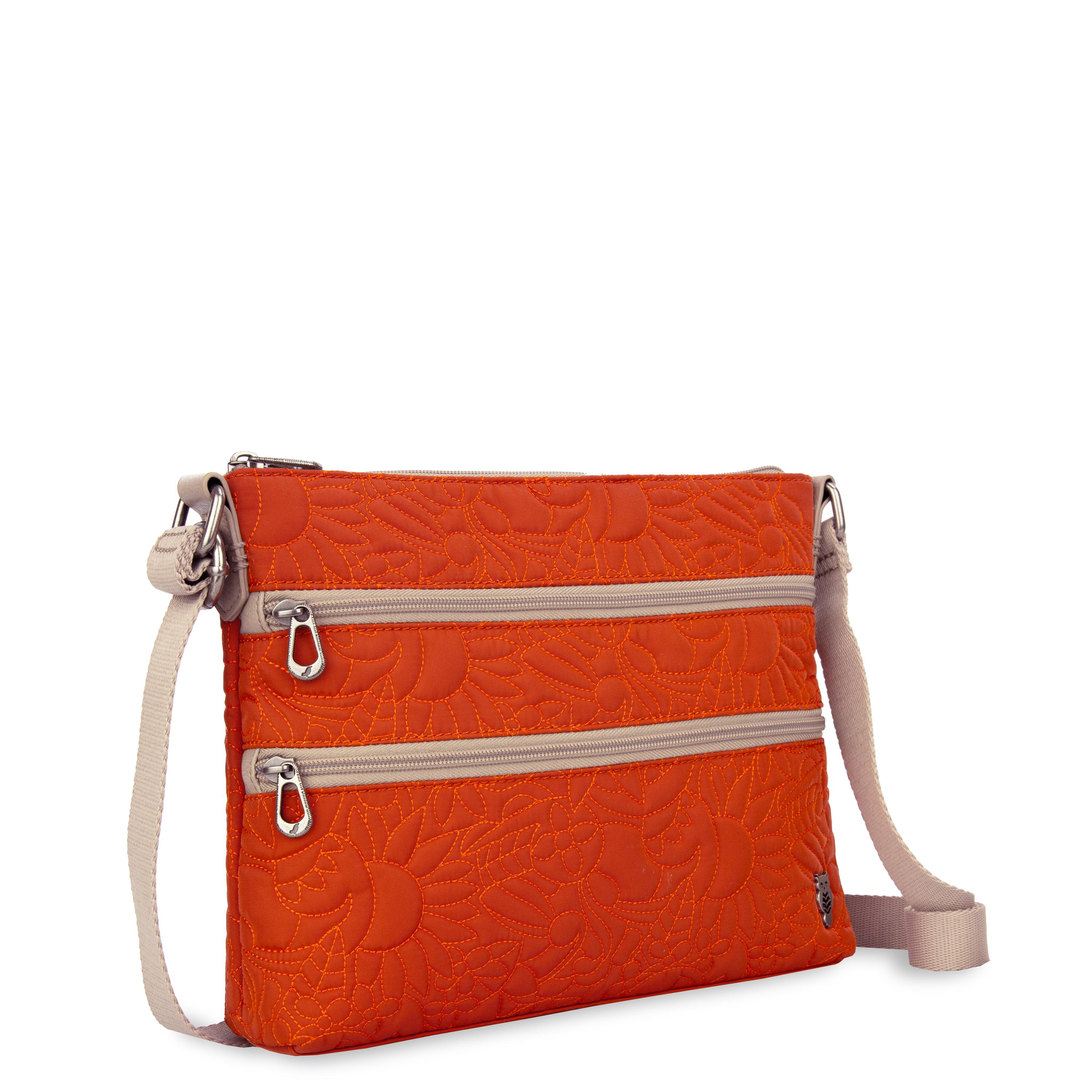 Sakroots Basic Crossbody - EcoTwill - Cayenne Spirit Desert Quilted