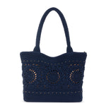The Sak Crafted Classic Carryall - Hand Crochet - Denim Medallion
