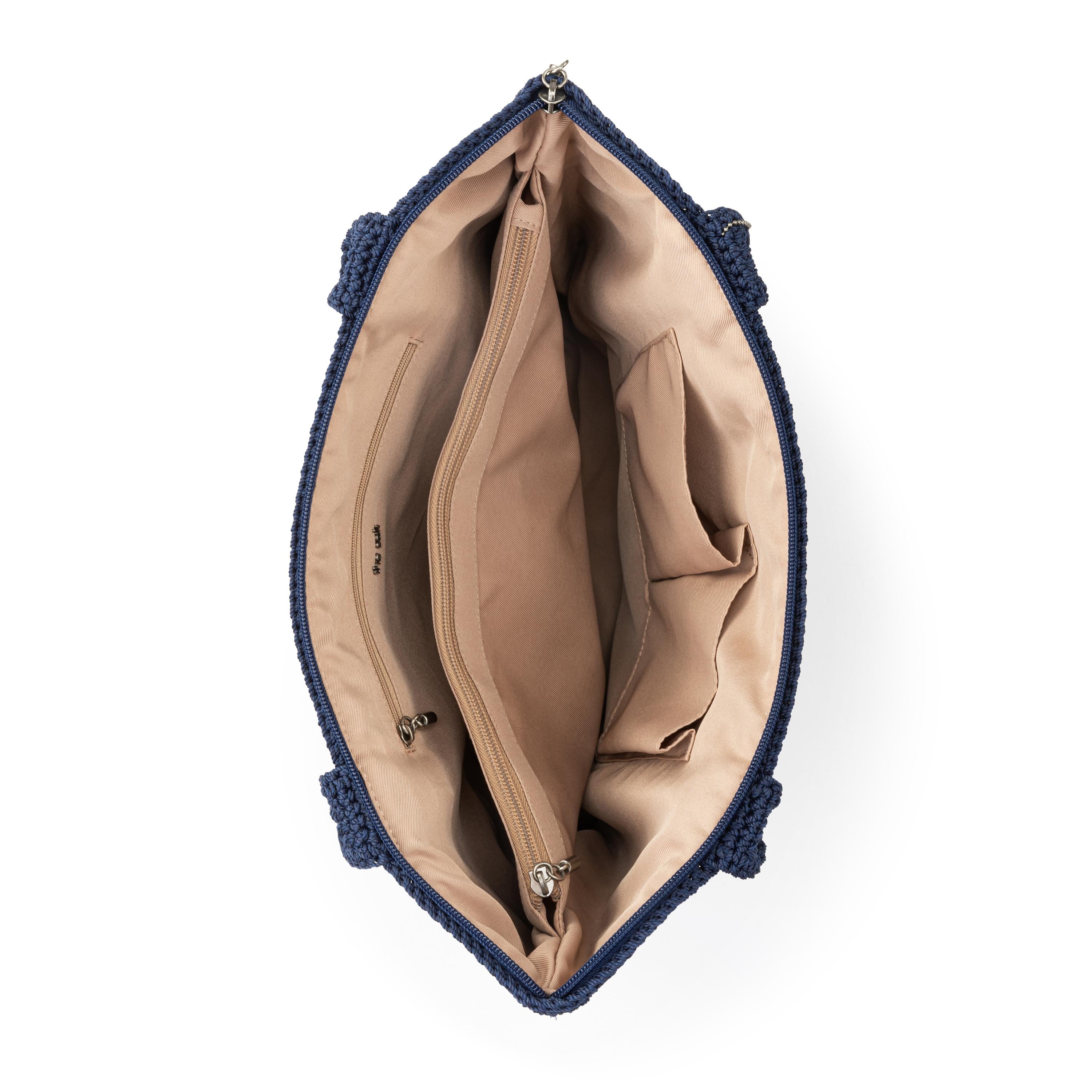 The Sak Crafted Classic Carryall - Hand Crochet - Denim Medallion