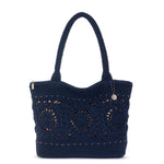 The Sak Crafted Classic Carryall - Hand Crochet - Denim Medallion