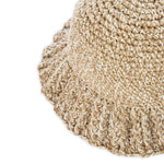 The Sak Lanie Bucket Hat - Hand Crochet - Bamboo Static