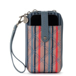 Sakroots Salinas Smartphone Wallet - EcoTwill - Vintage Multi Stripe Diamond Quilted