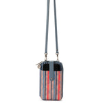 Sakroots Salinas Smartphone Wallet - EcoTwill - Vintage Multi Stripe Diamond Quilted