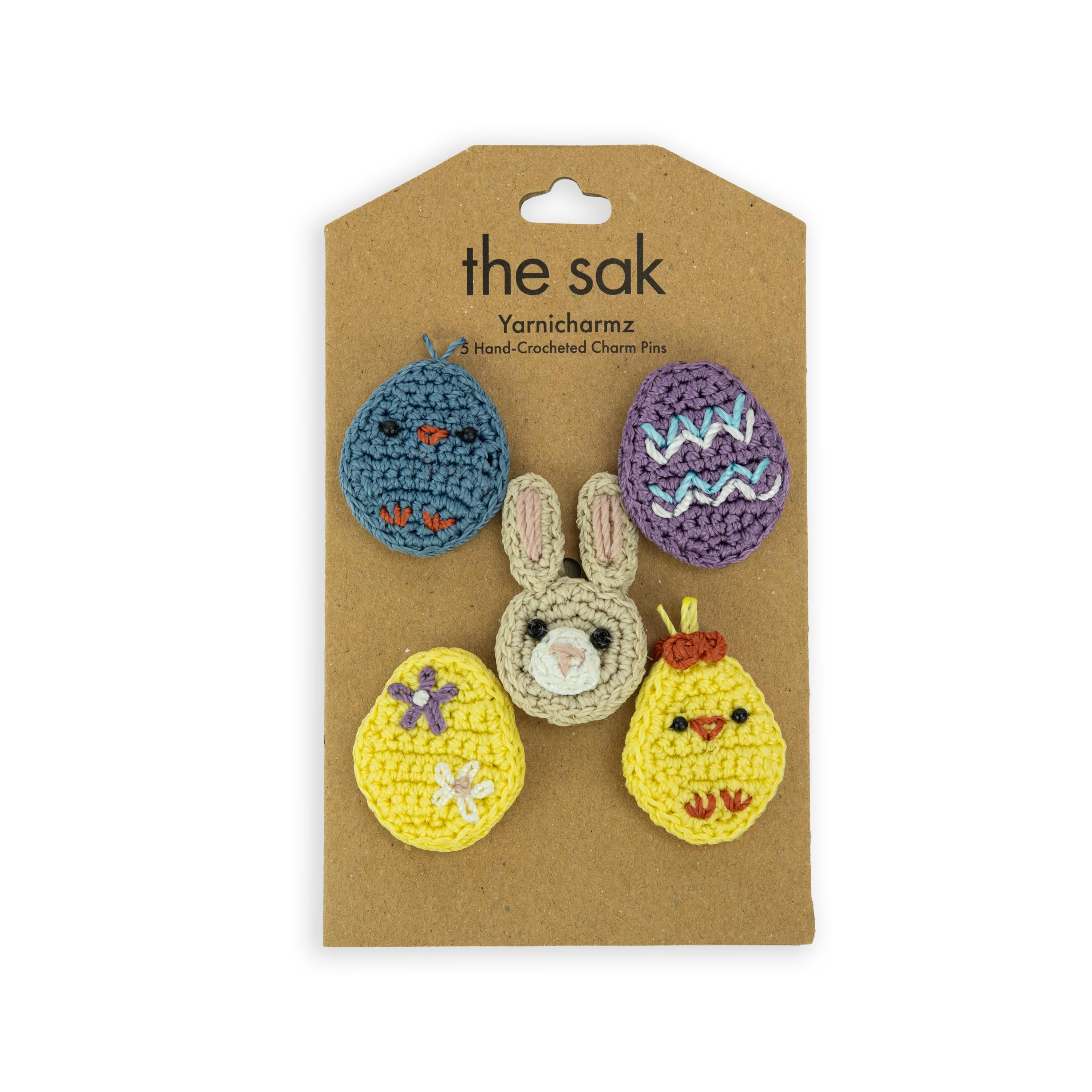 The Sak Yarnicharmz 5 Pack - Hand Crochet - Easter