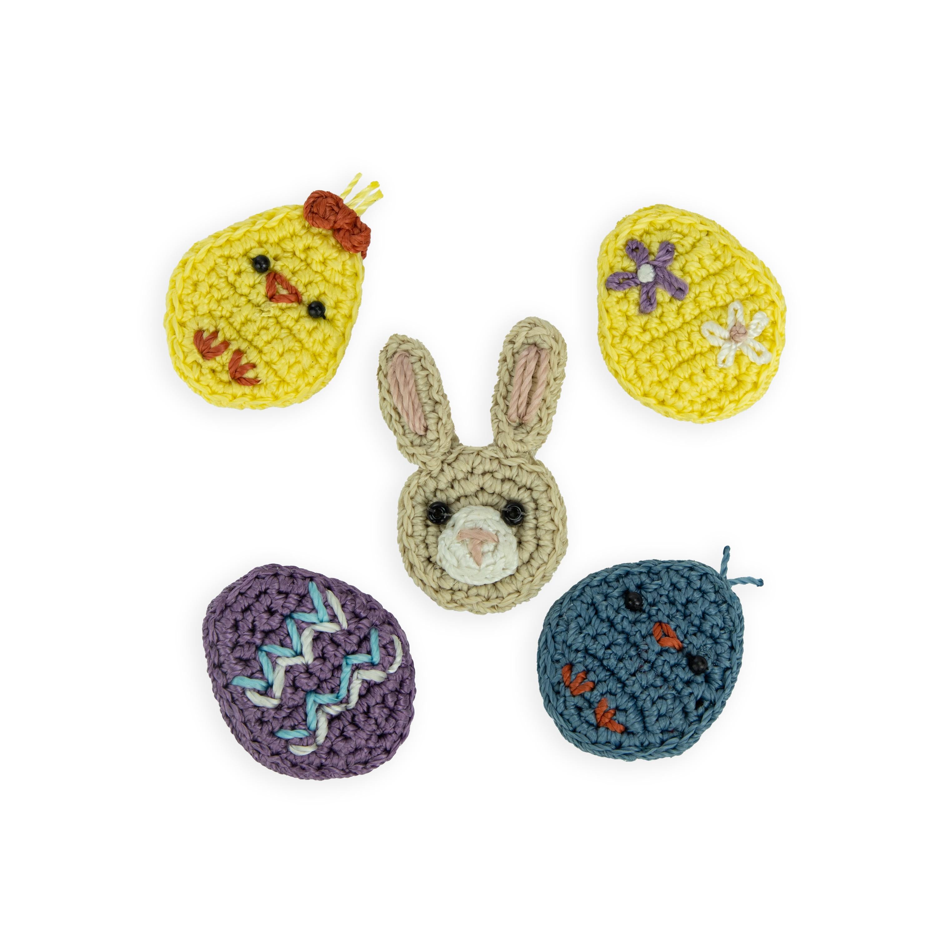 The Sak Yarnicharmz 5 Pack - Hand Crochet - Easter