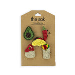 The Sak Yarnicharmz 5 Pack - Hand Crochet - Mexican Food