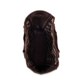 The Sak Lanie Market Tote - Hand Crochet - Brown Check