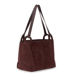 The Sak Los Feliz Satchel - Leather - Mahogany Suede