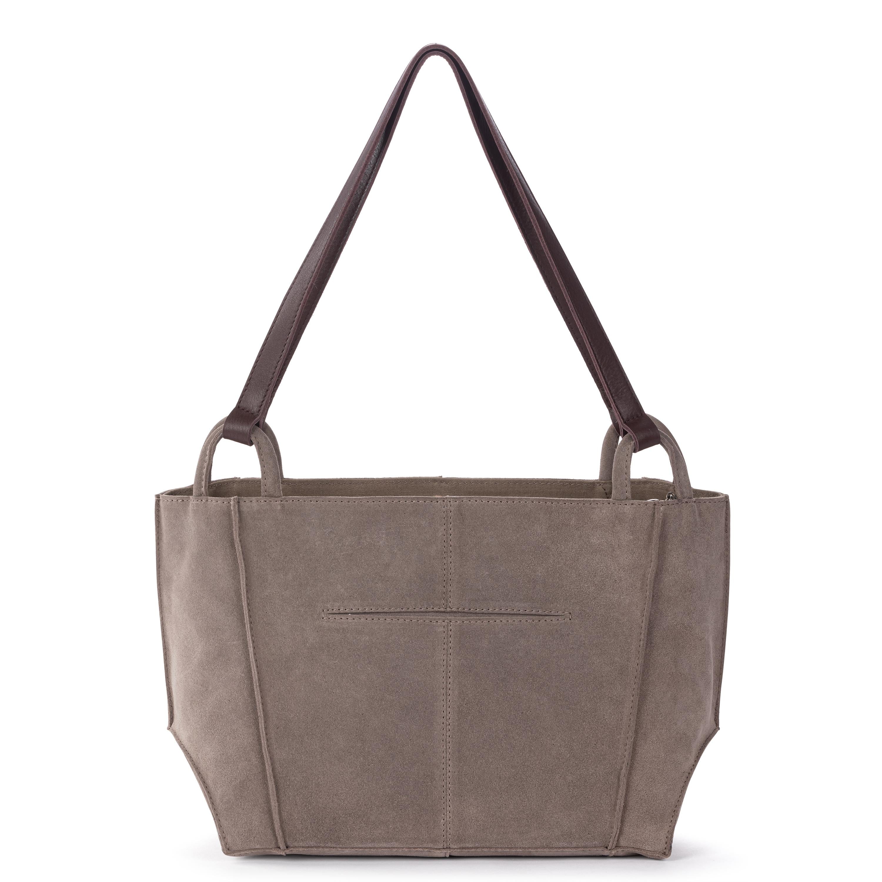 The Sak Los Feliz Satchel - Leather - Mushroom Suede