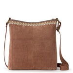 The Sak Lucia Crossbody - Leather - Tobacco Suede Blanket Stitch