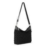 The Sak Lumi Crossbody - Hand Crochet - Black Cozy Weave