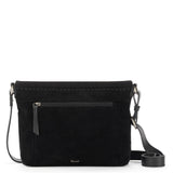 The Sak Melrose Crossbody - Leather - Black Suede Patch