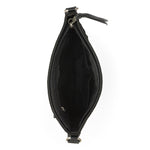 The Sak Melrose Crossbody - Leather - Black Suede Patch