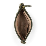 The Sak Melrose Crossbody - Leather - Moss Suede Patch