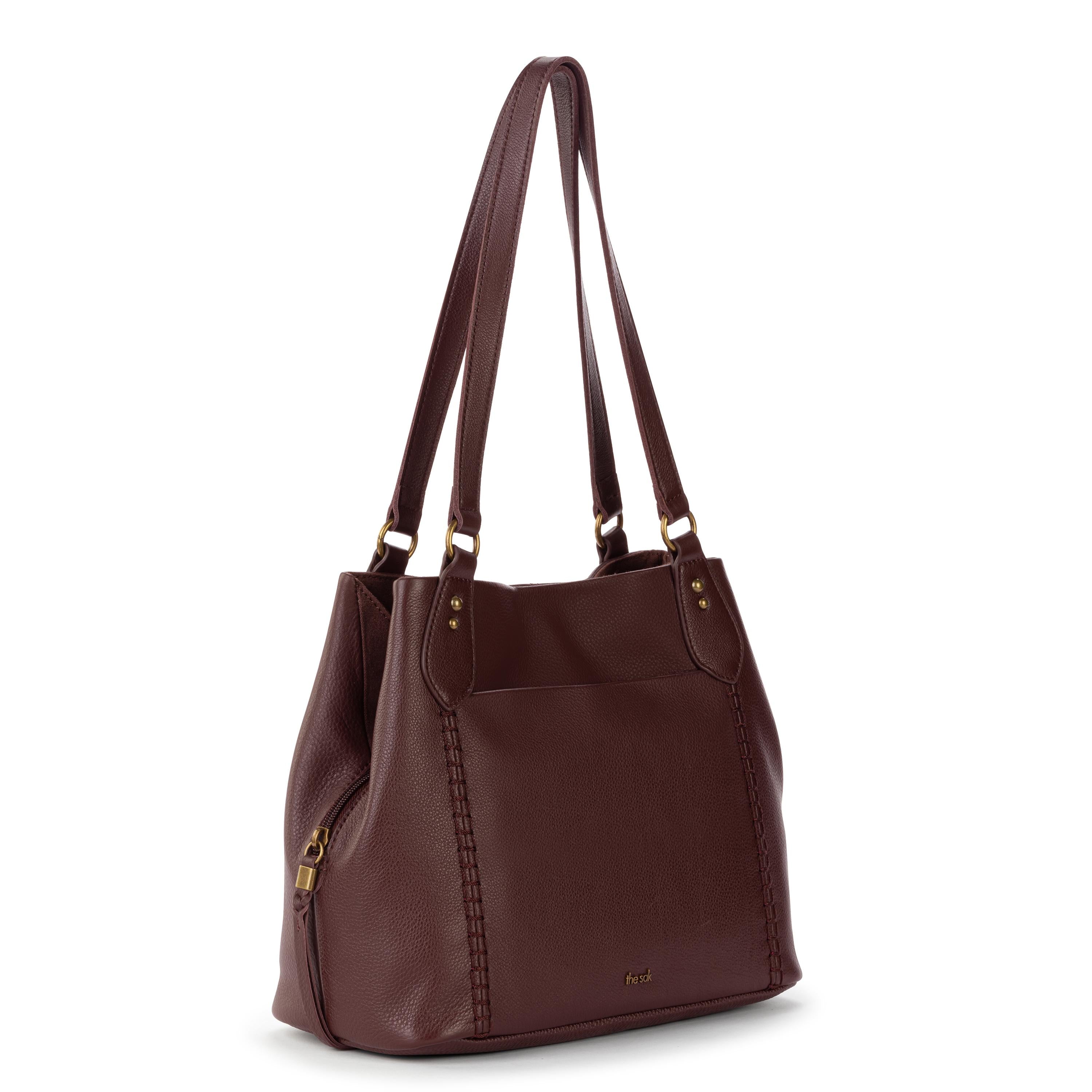 The Sak Melrose Satchel - Leather - Mahogany