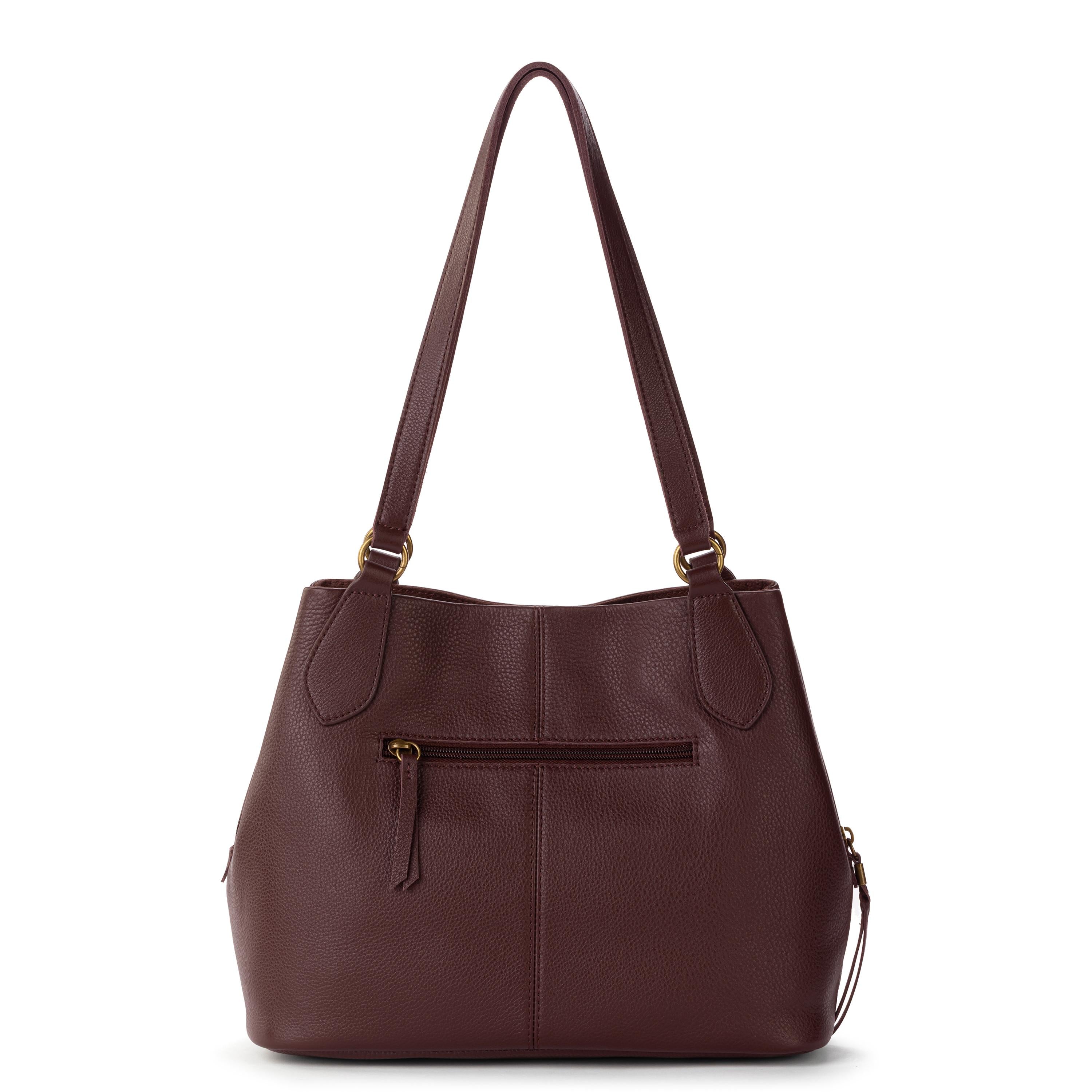 The Sak Melrose Satchel - Leather - Mahogany