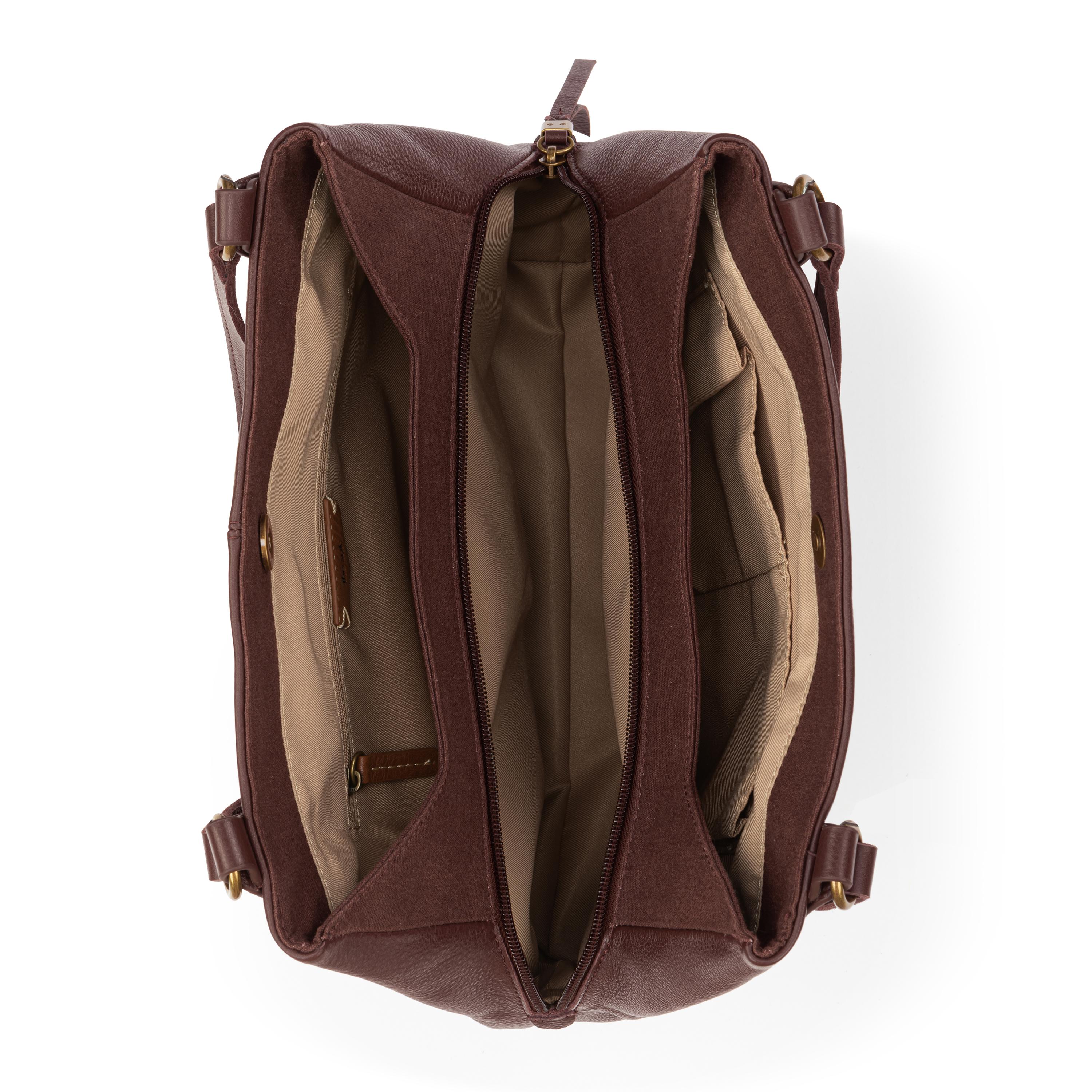 The Sak Melrose Satchel - Leather - Mahogany