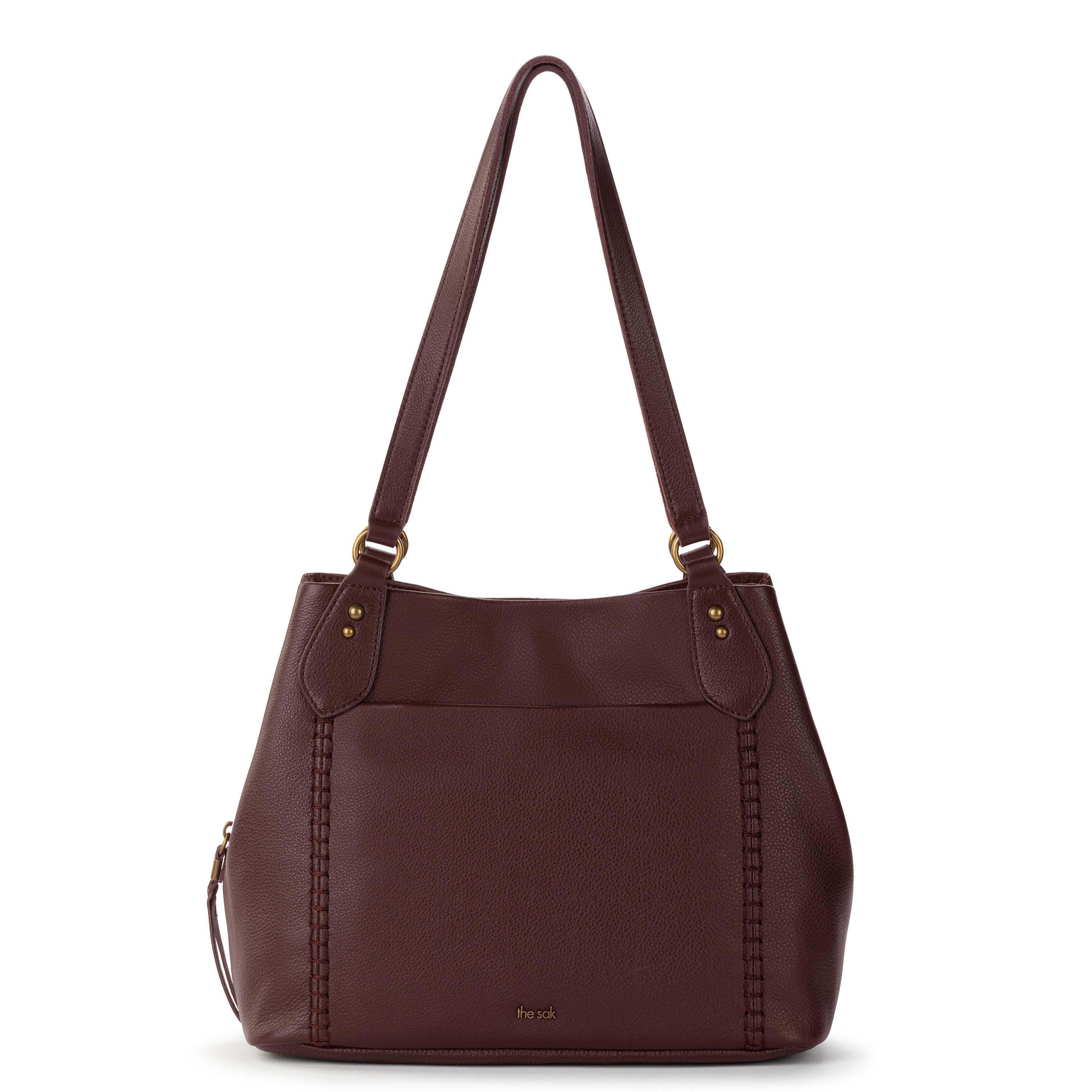 The Sak Melrose Satchel - Leather - Mahogany