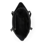 The Sak Metro Tote - Leather - Black Suede Patch