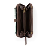 The Sak Iris Smartphone Wallet - Hand Crochet - Aspen Stripe