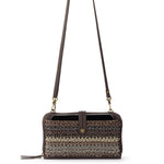 The Sak Iris Smartphone Wallet - Hand Crochet - Aspen Stripe