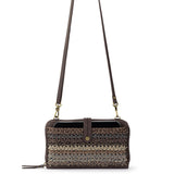 The Sak Iris Smartphone Wallet - Hand Crochet - Aspen Stripe